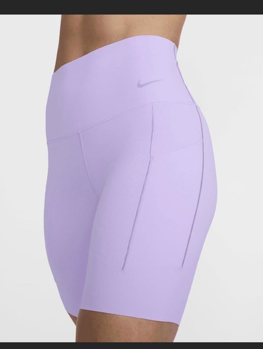 Nike Universa Lilac High-Rise Bike Shorts